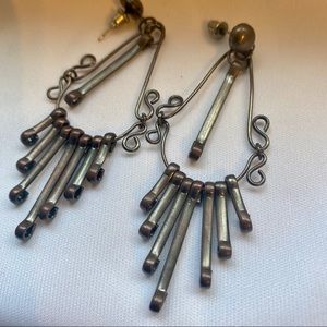 Vintage Silver Dangly Earrings